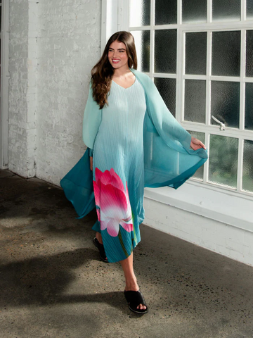 Long Estrella Dress - Print