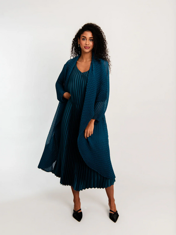 night star chiffon coat