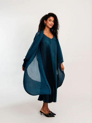 night star chiffon coat