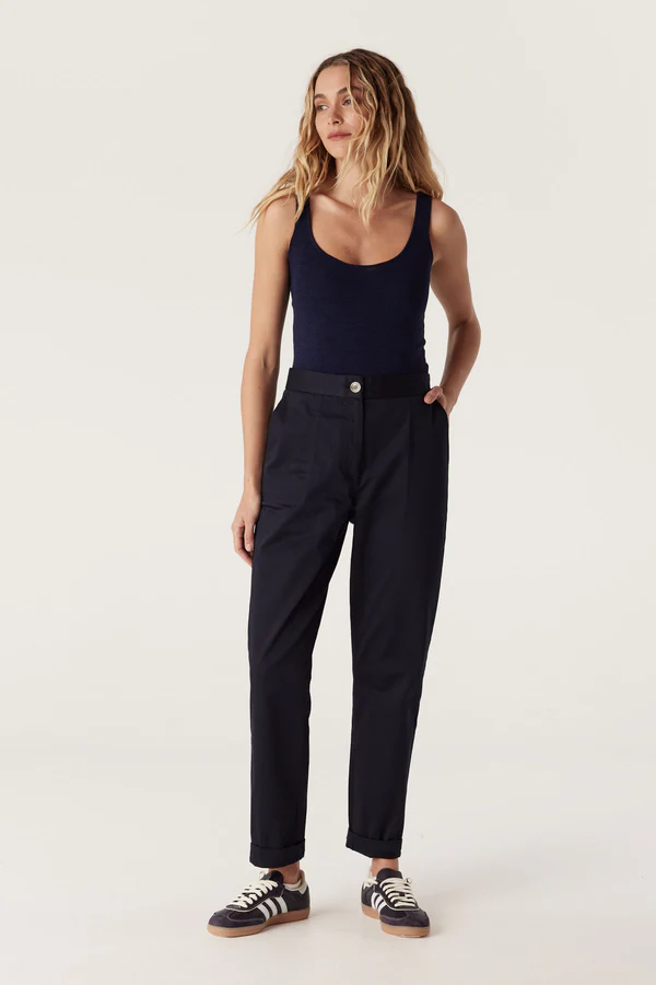 cable melbourne - mari pant - navy - Haus of Alma