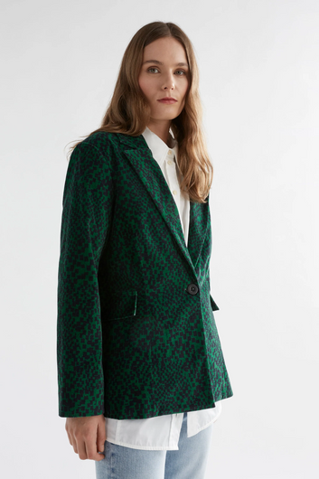 altes jacket - green sinda print
