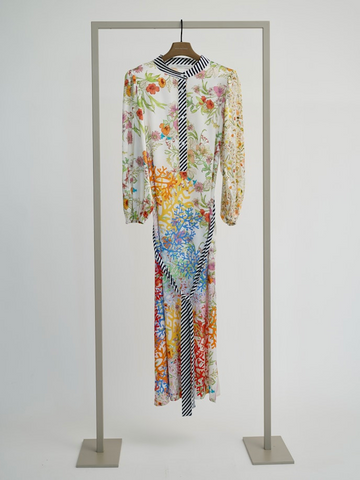 curry multi dress - Haus of Alma
