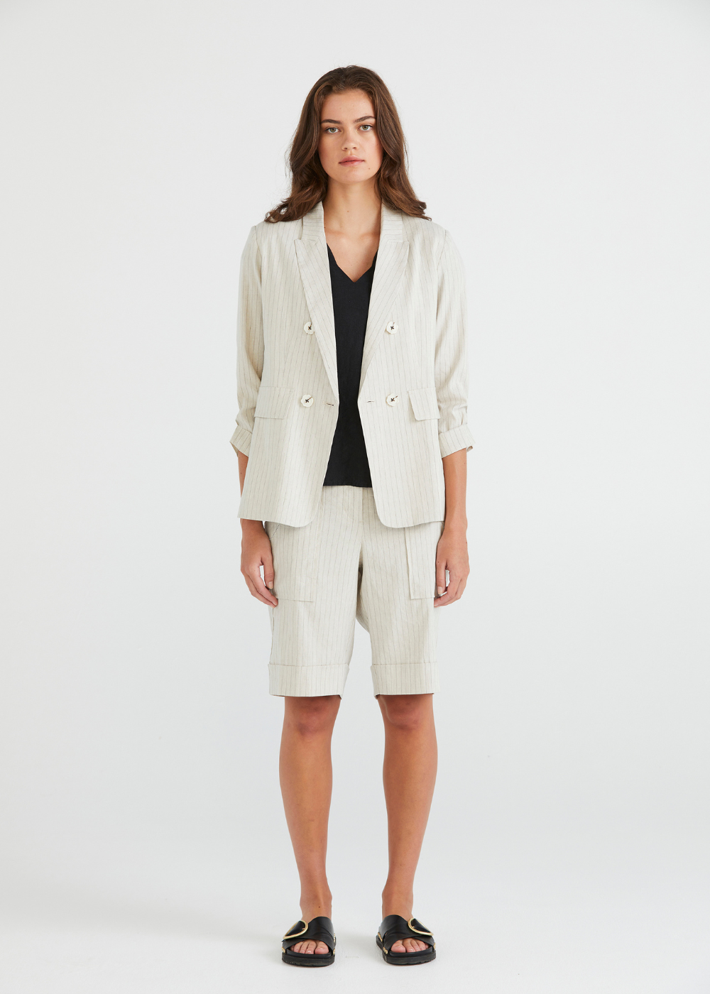 chelsea short - natural - Haus of Alma