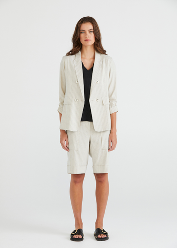 chelsea short - natural - Haus of Alma