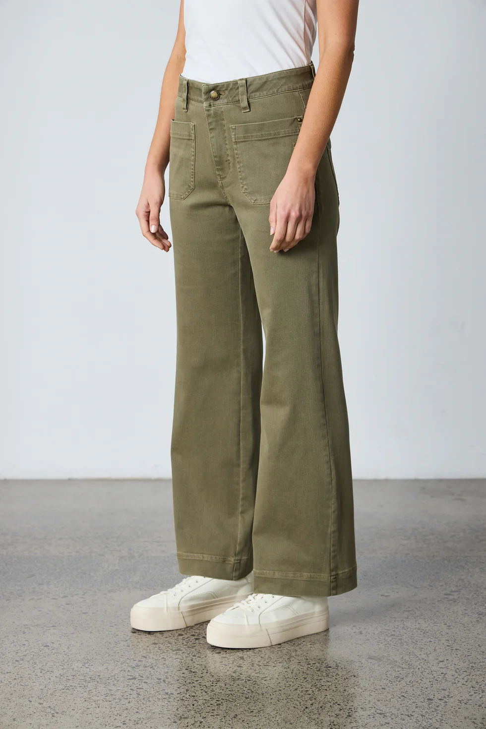 Lania - chrome jean - Haus of Alma