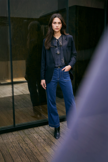 Lania - chrome jean - Haus of Alma