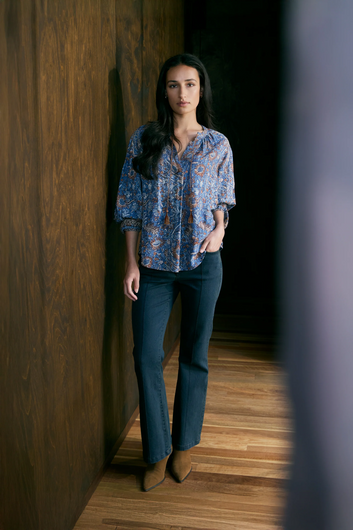 lauren bootleg - dark indigo