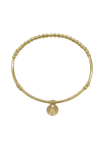 Alphabet Letter Bracelets - Gold - Meg & Me Boutique & Espresso