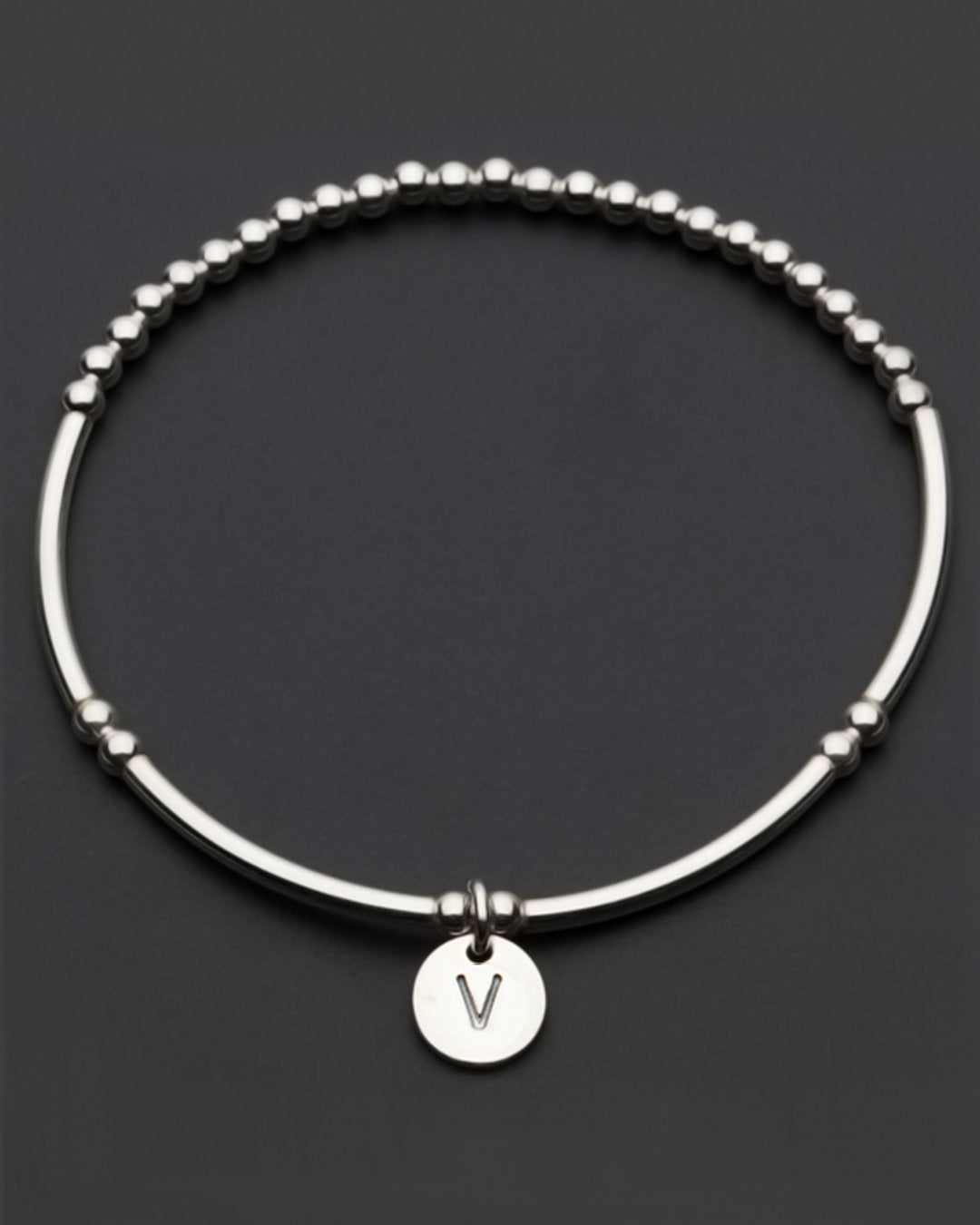 Petals Australia - Alphabet Letter Bracelets - Silver - Haus of Alma
