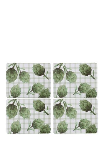 artichoke rectangle hard placemat