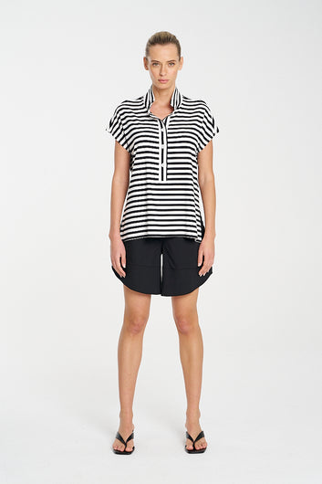 henley tank stripe jersey