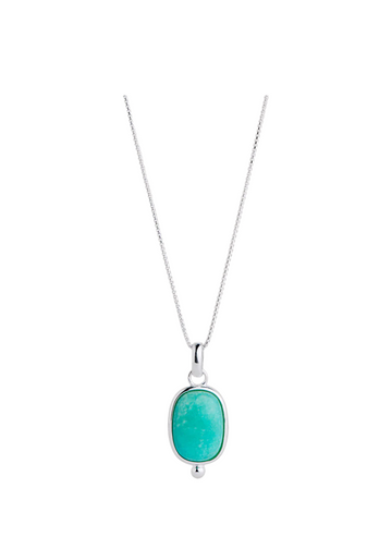 fleur amazonite pendant