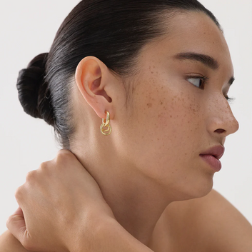 whisper hoop earring