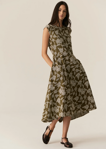 hugo dress - khaki