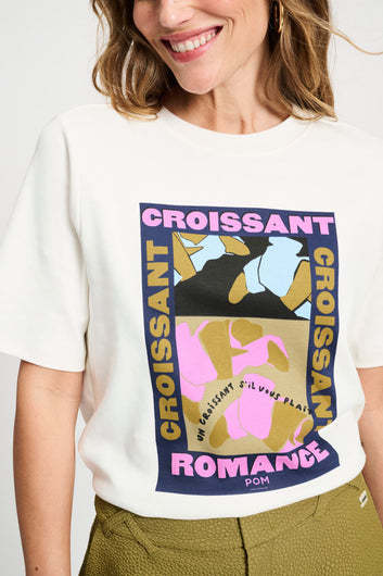 Pom Amsterdam - croissant romance t-shirt - Haus of Alma