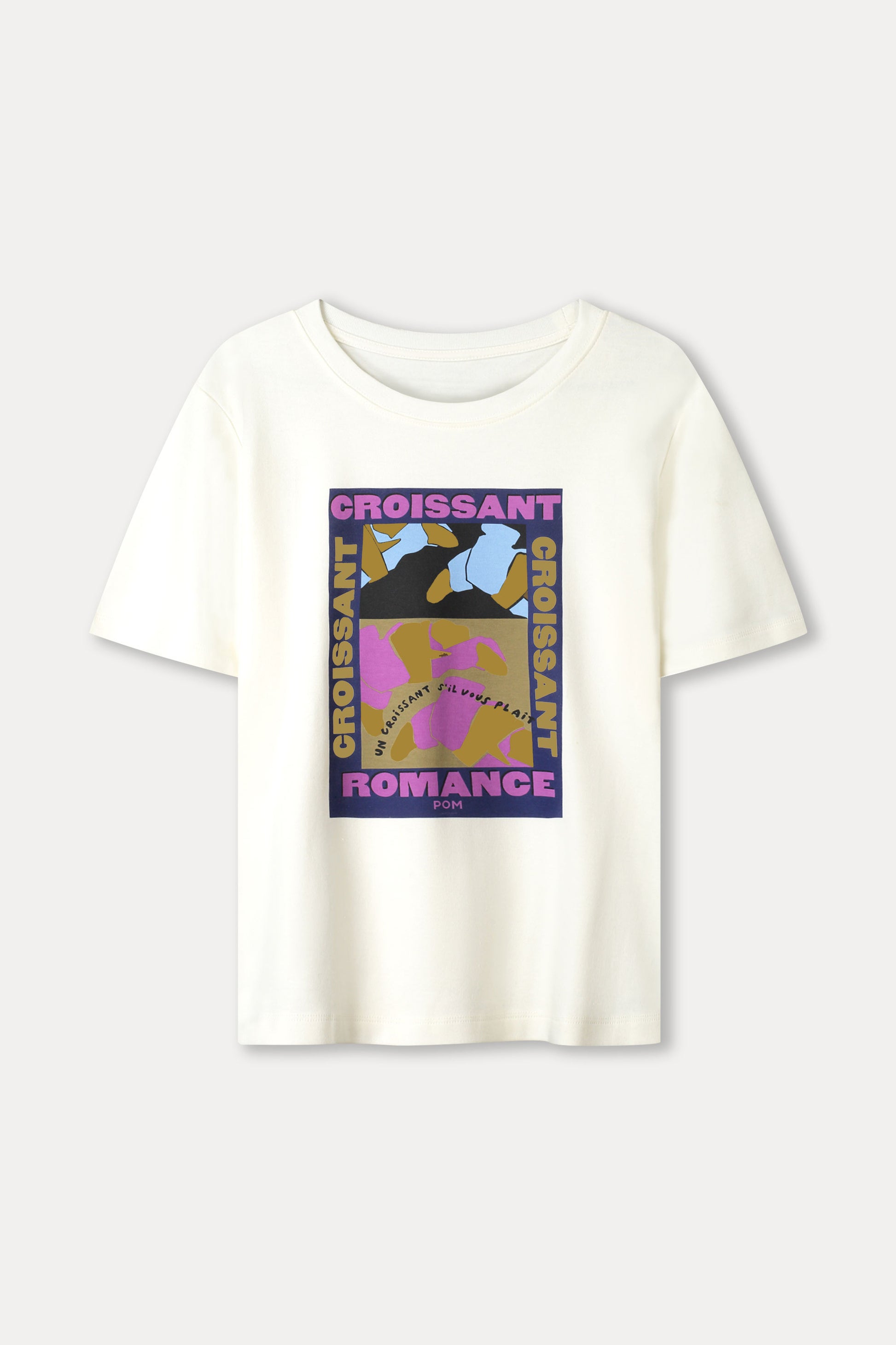 Pom Amsterdam - croissant romance t-shirt - Haus of Alma