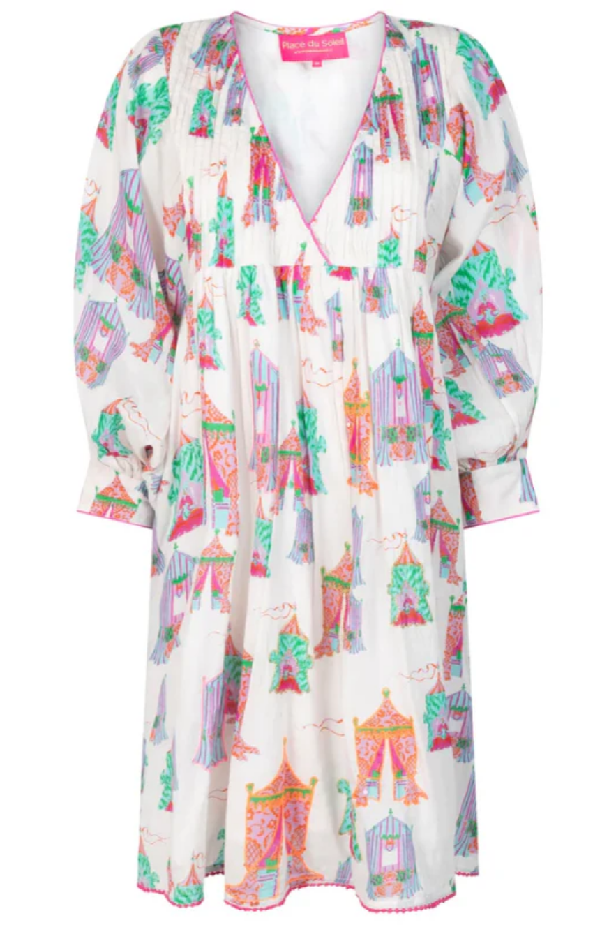 Tea Tents Short Dress - Haus of Alma