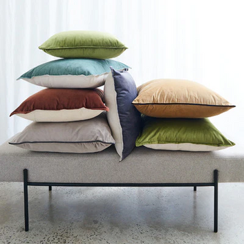 mira velvet cushion 50x50cm