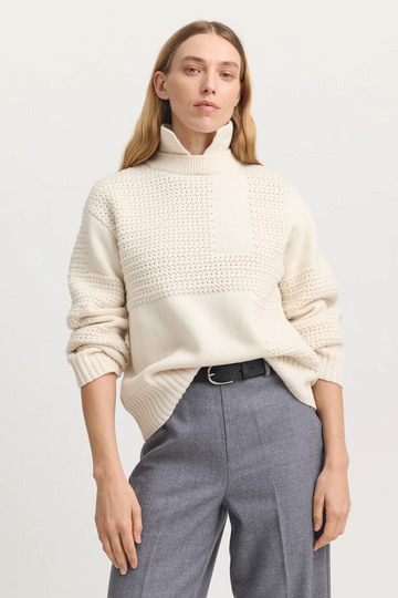 textured stitch funnel