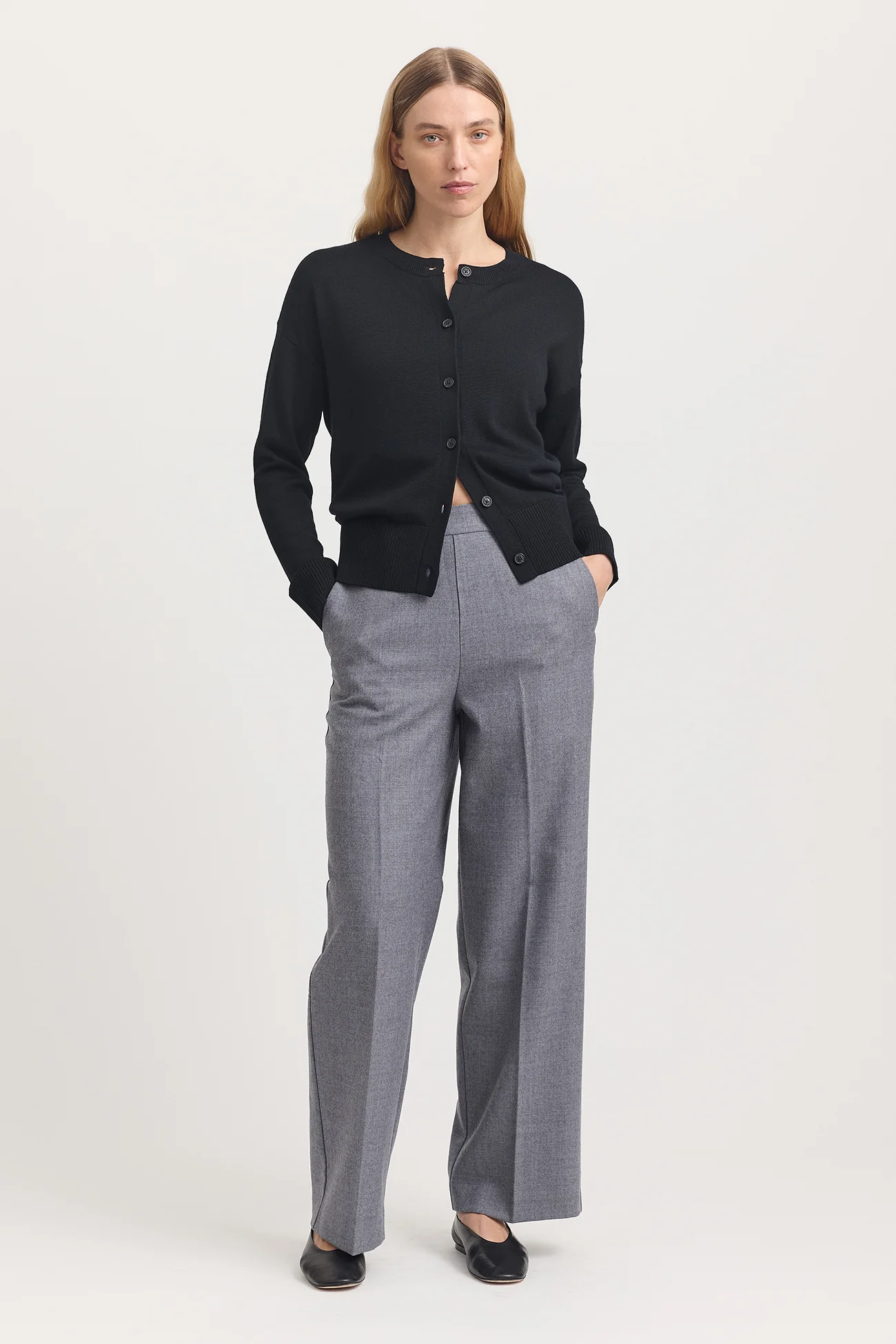 fine knit cardigan - Haus of Alma