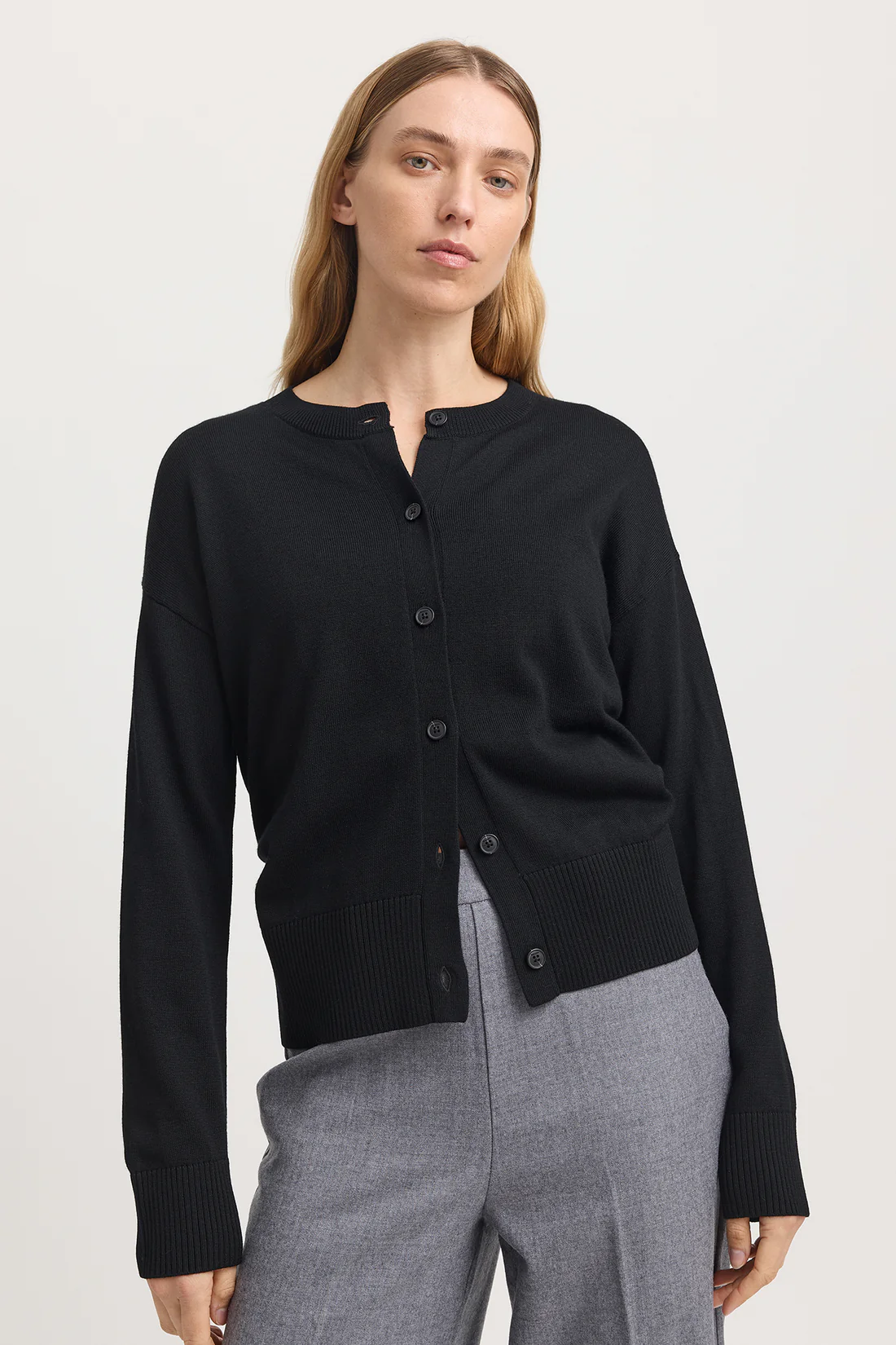 fine knit cardigan - Haus of Alma