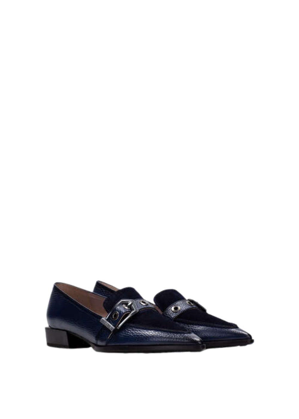 hispanitas - turin moccasin - blue - Haus of Alma