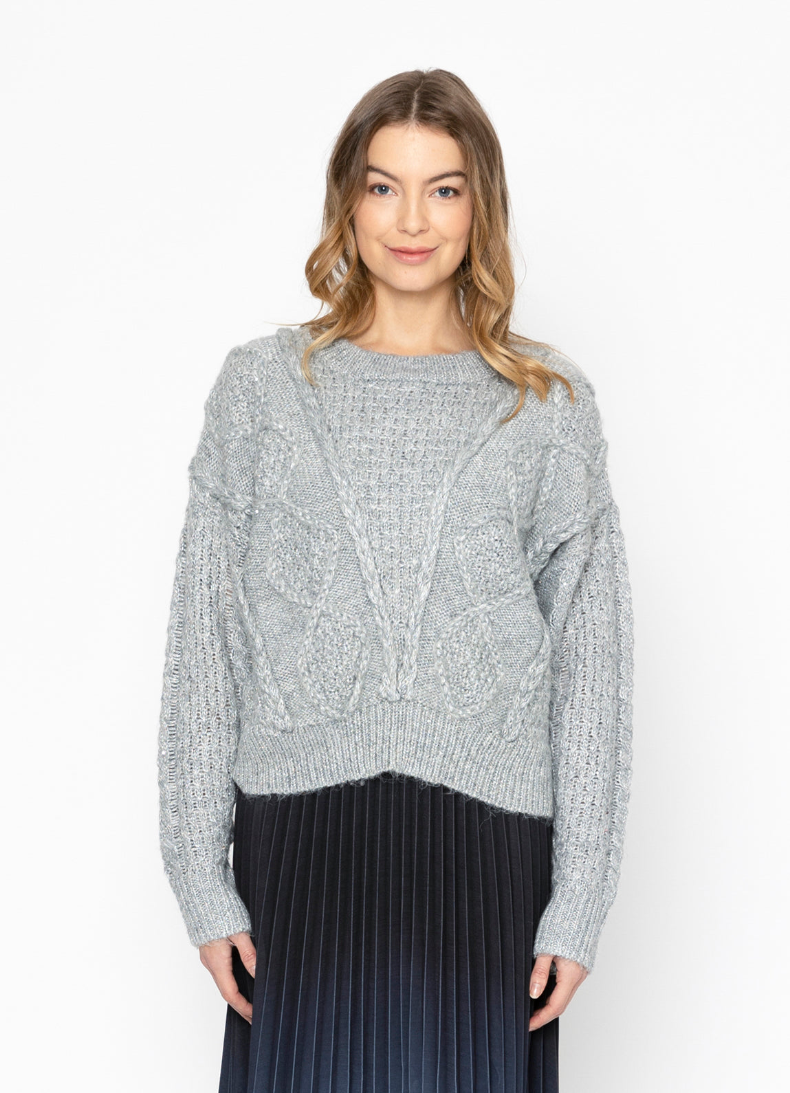 cosmo top - silver - Haus of Alma