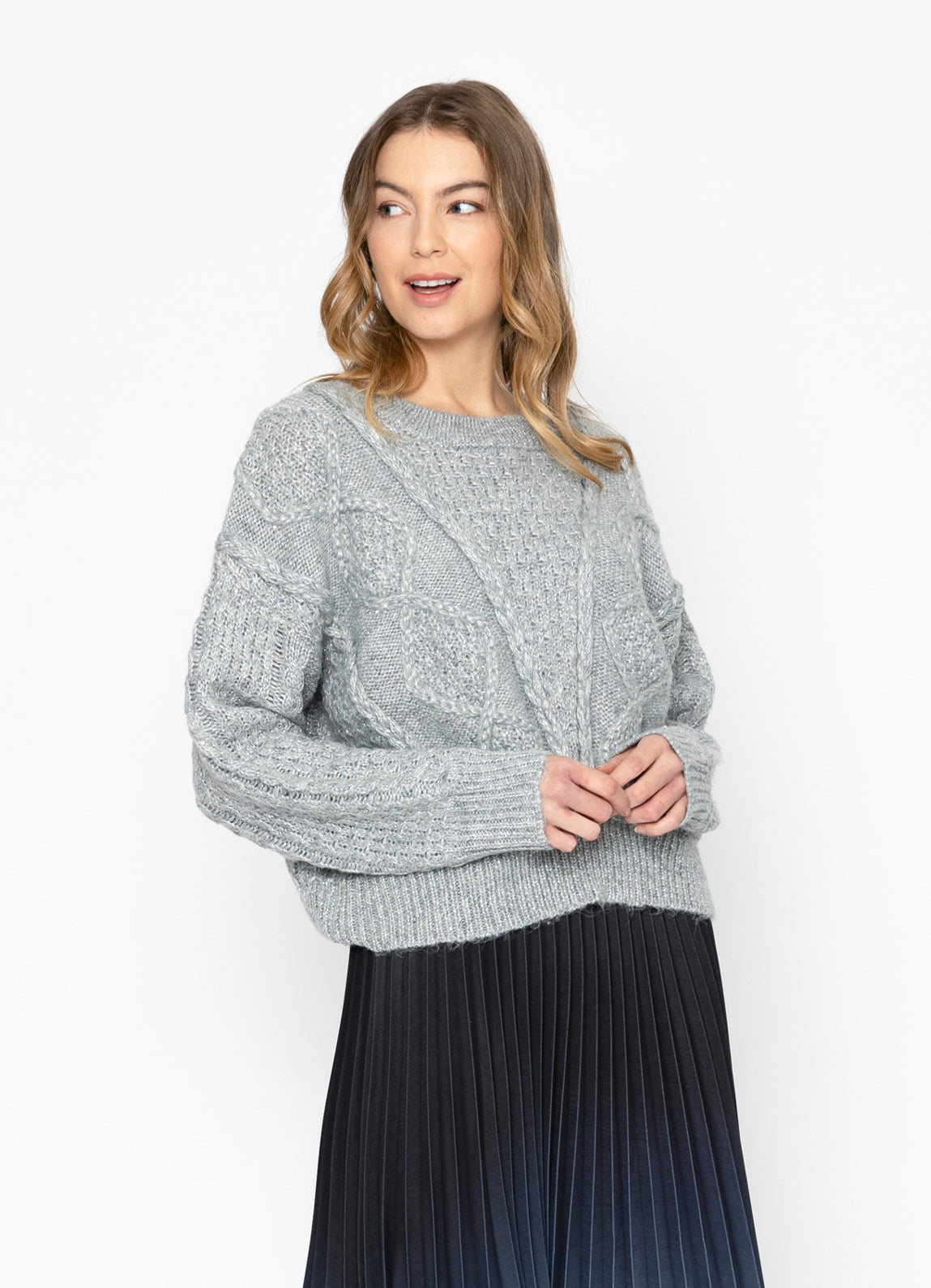 cosmo top - silver - Haus of Alma