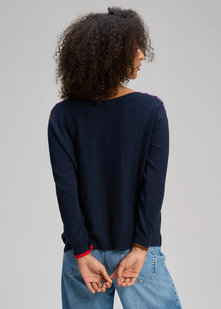 zaket & plover - threaded sleeve jumper - Haus of Alma