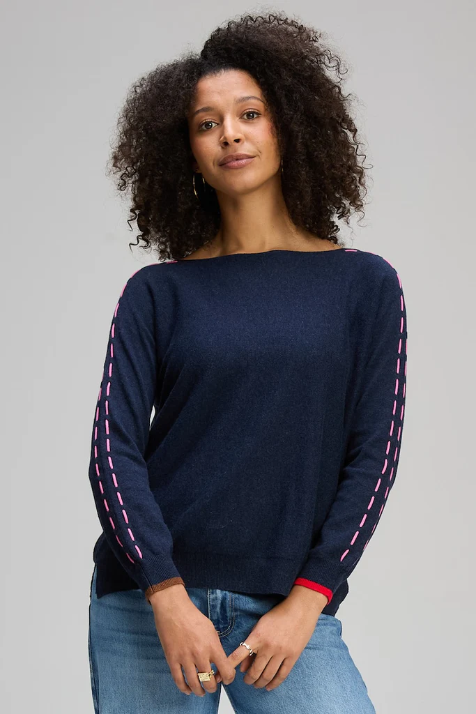 zaket & plover - threaded sleeve jumper - Haus of Alma