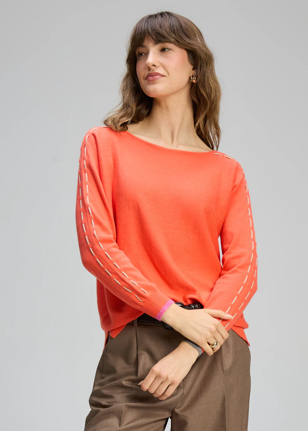 zaket & plover - threaded sleeve jumper - Haus of Alma