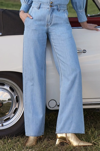 flint jean - light wash