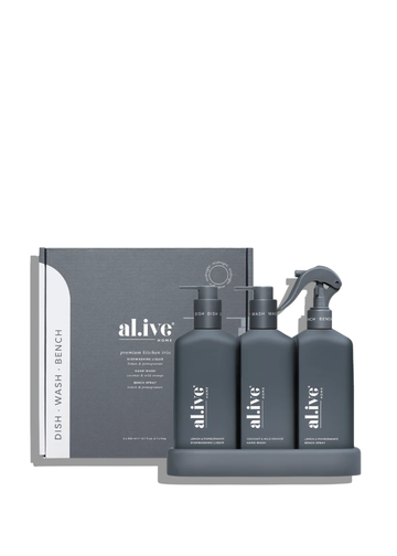 kitchen trio - blue