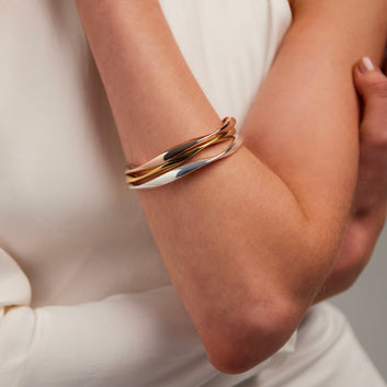 Garden of Eden Bangle  - Silver